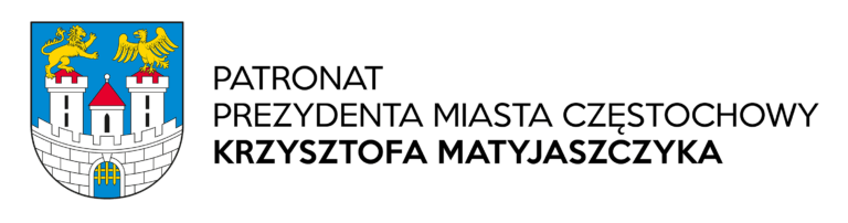 Logo patronat prezydenta miasta częstochowa Krzysztofa matyjaszczyka